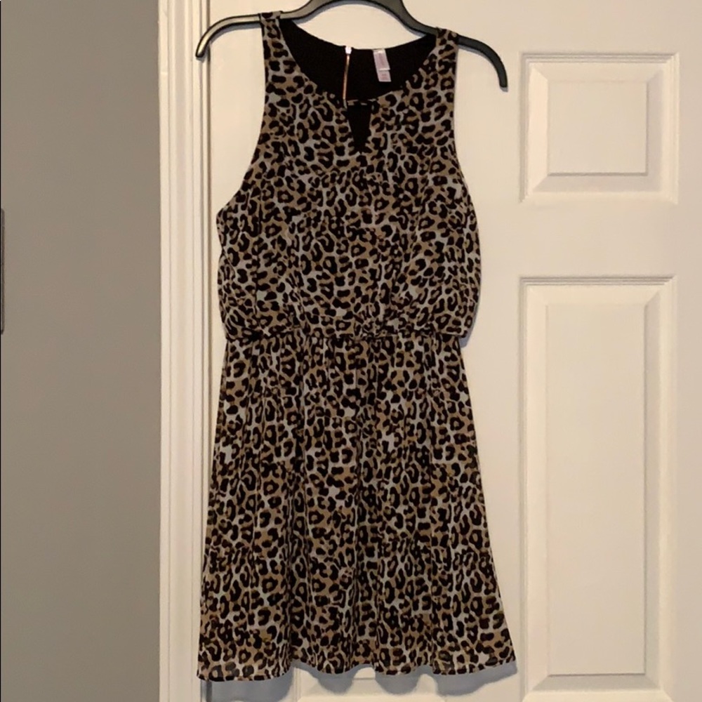 Cheetah print dress